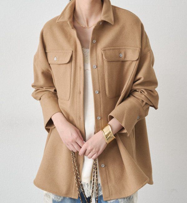  「ウールオーバーシャツ」|シャツ・ブラウス|