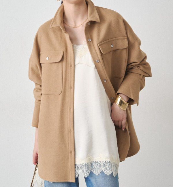  「ウールオーバーシャツ」|シャツ・ブラウス|