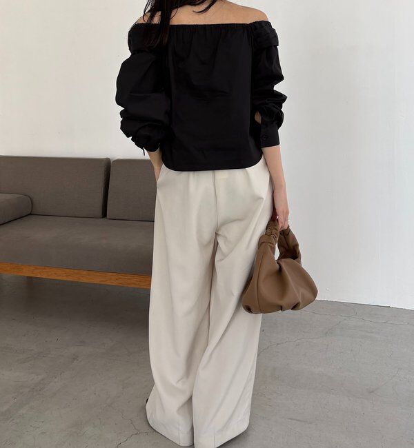  「オフショルパフブラウス」|シャツ・ブラウス|