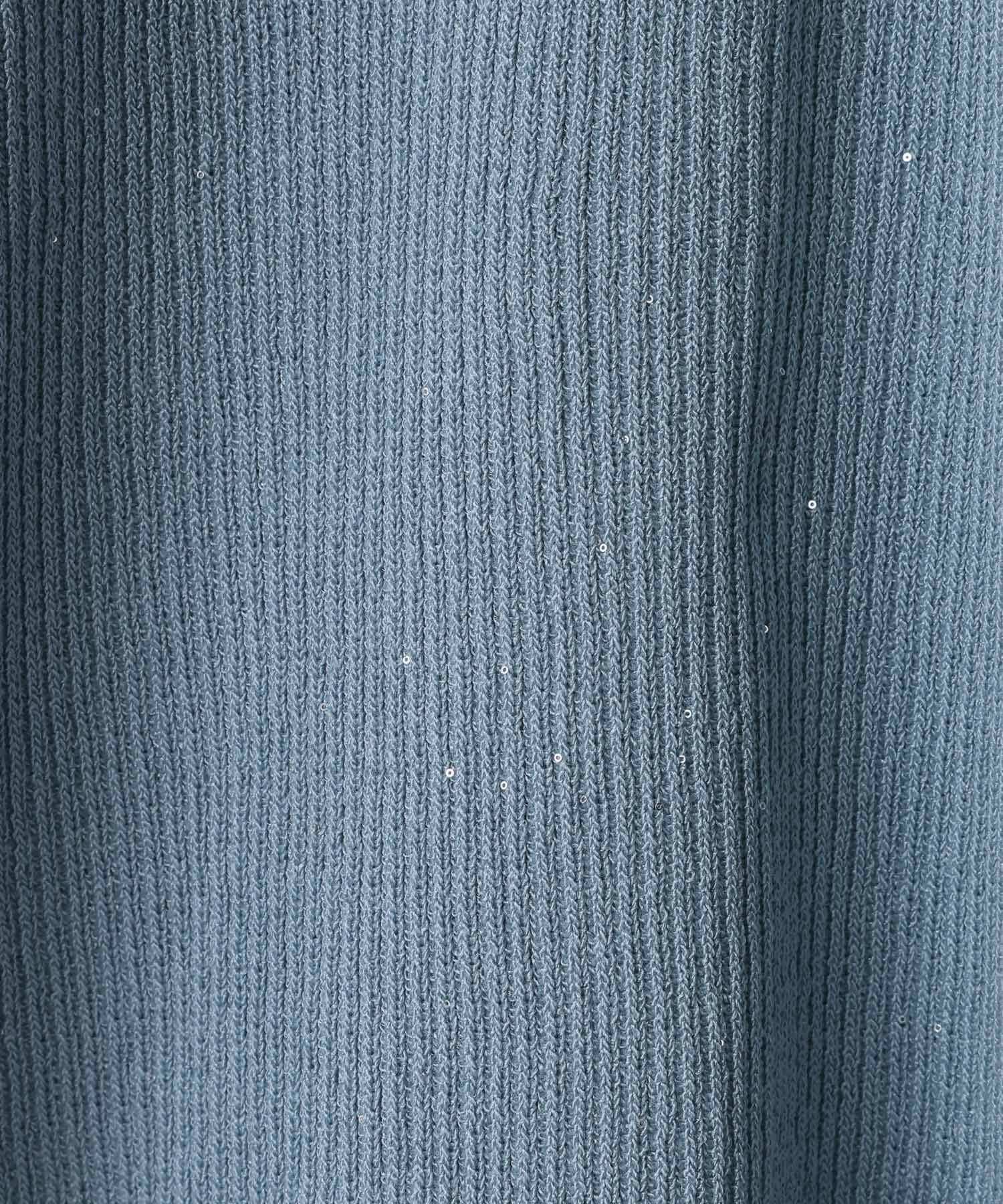 LOWRYS FARM「ギャザースパンコールニット」|ニット・セーター|