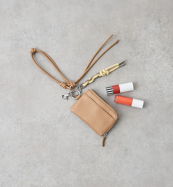 collex「ハンドストラップ付フラグメントケース【予約】」|財布|ベージュ