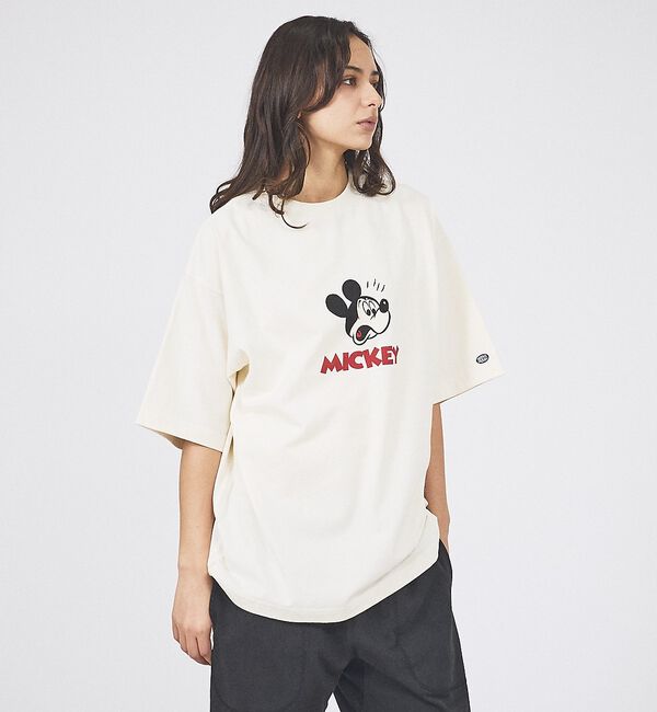 ABAHOUSE「【DISCUS ATHLETIC / ディスカス】Disney / ミッキープリ」|Tシャツ・カットソー|ホワイト系その他2