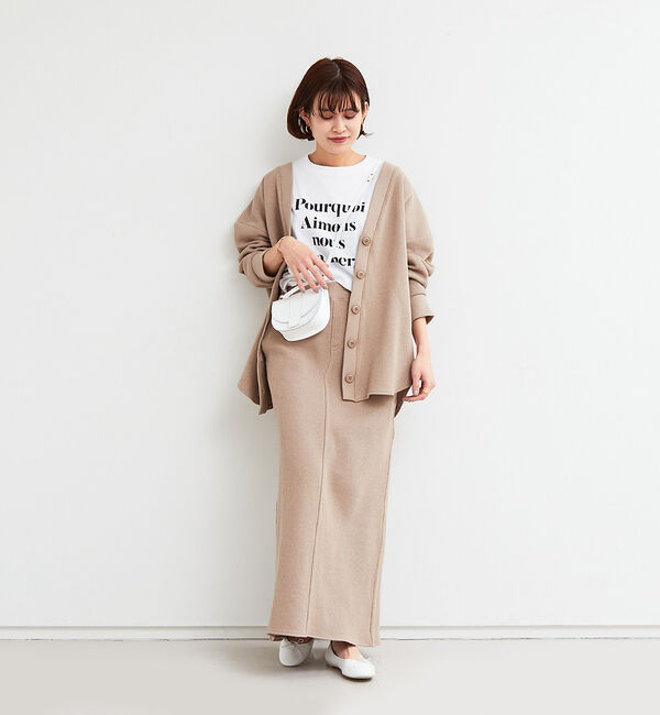 Rouge vif「【セットアップ対応】2WAYワッフルカーデ」|カーディガン|