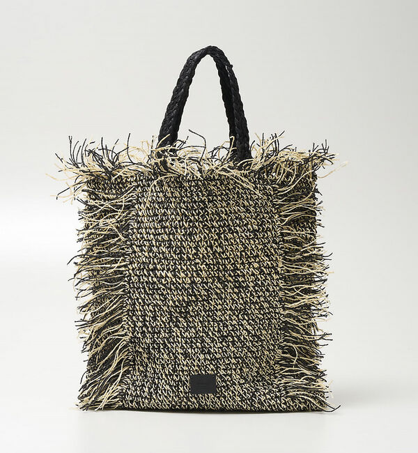 Rouge vif「【Swaraj /スワラージ】手編みラフィアバッグ / トートバッグ / フリン」|トートバッグ|