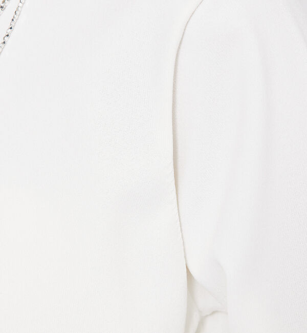 qualite「レーヨンストレッチボートネックニット」|ニット・セーター|