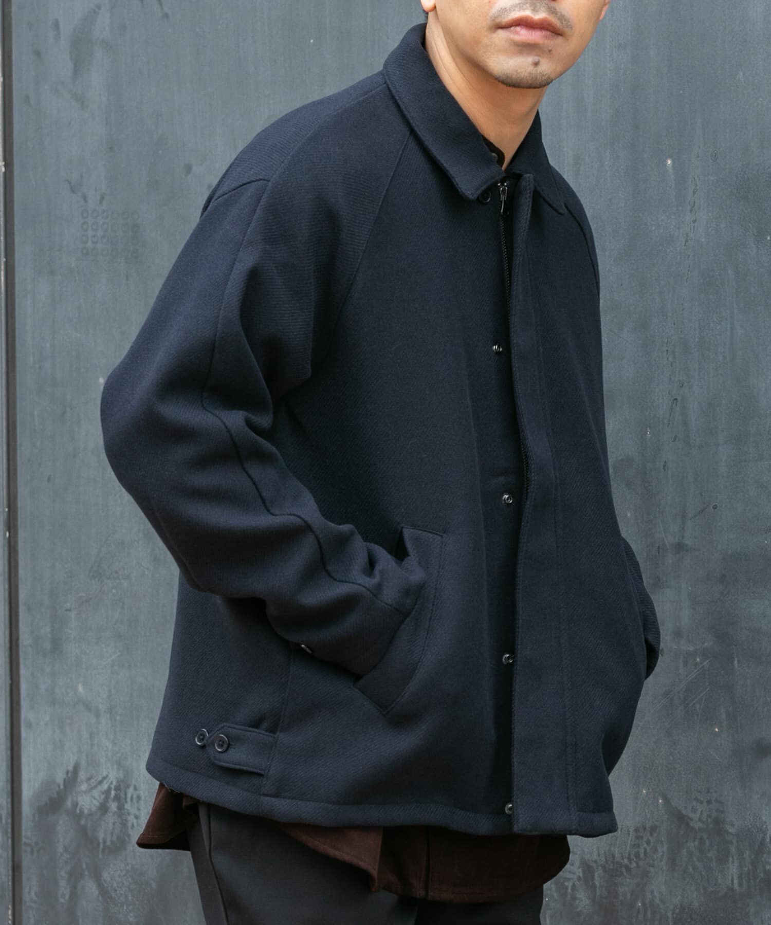 URBAN RESEARCH ROSSO「『XLサイズあり』light meltonブルゾン」|ブルゾン・スタジャン|