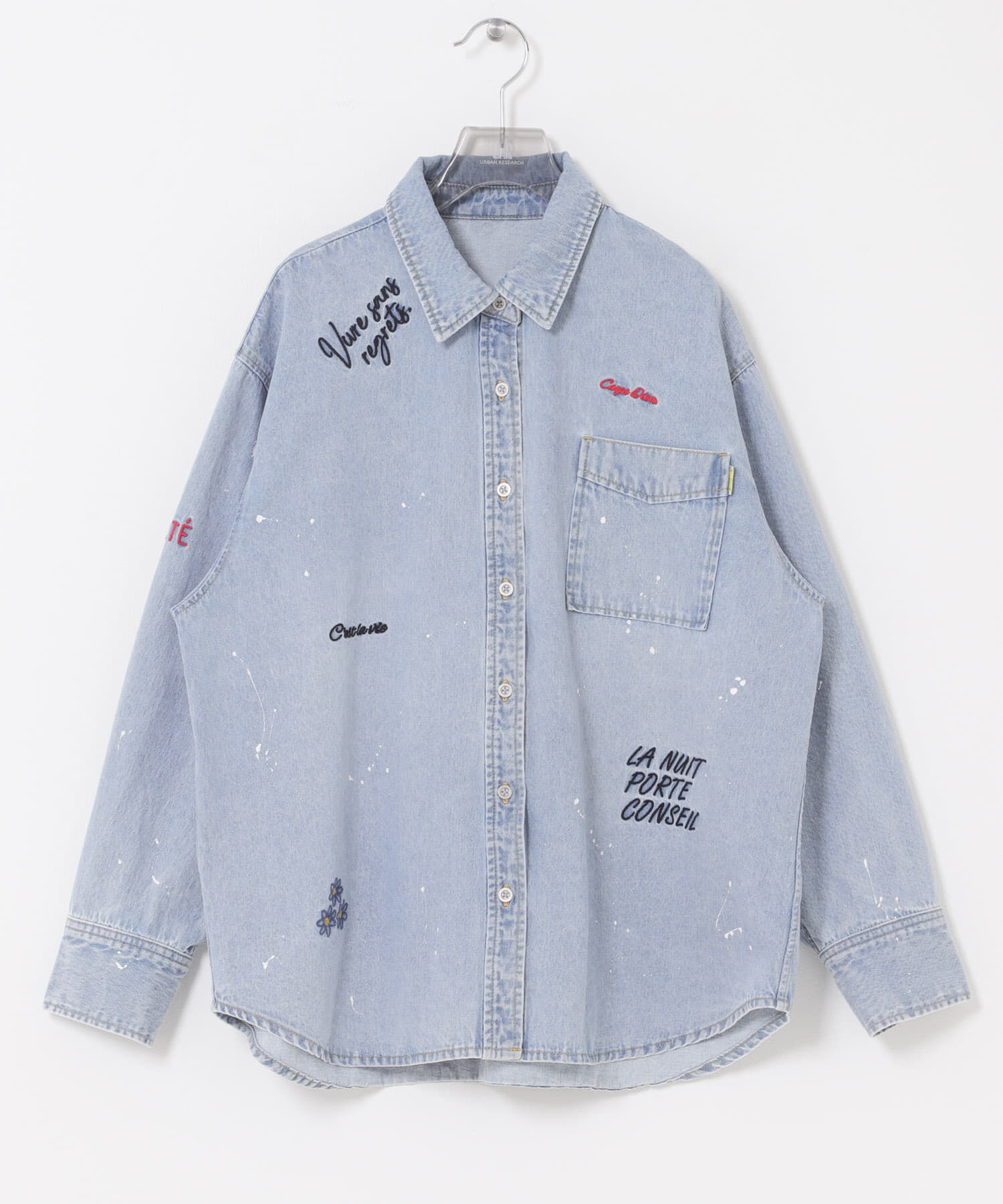 URBAN RESEARCH「『別注』PICCADILLY&times;URBAN RESEARCH　刺繍デニムシャツ」|シャツ・ブラウス|