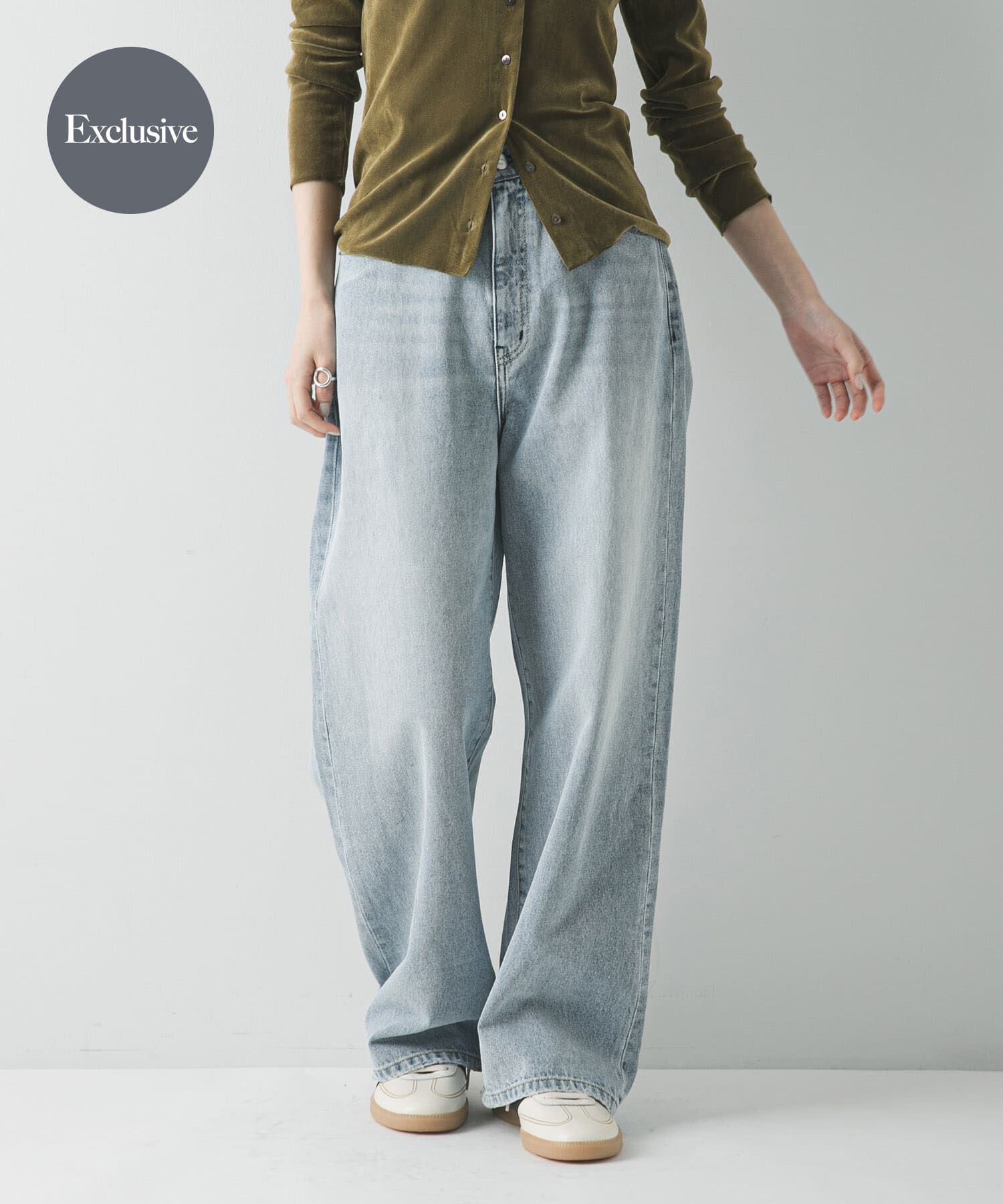 URBAN RESEARCH「『別注』PICCADILLY&times;URBAN RESEARCH　デニムストレートパンツ」|デニム|ライトインディゴブル