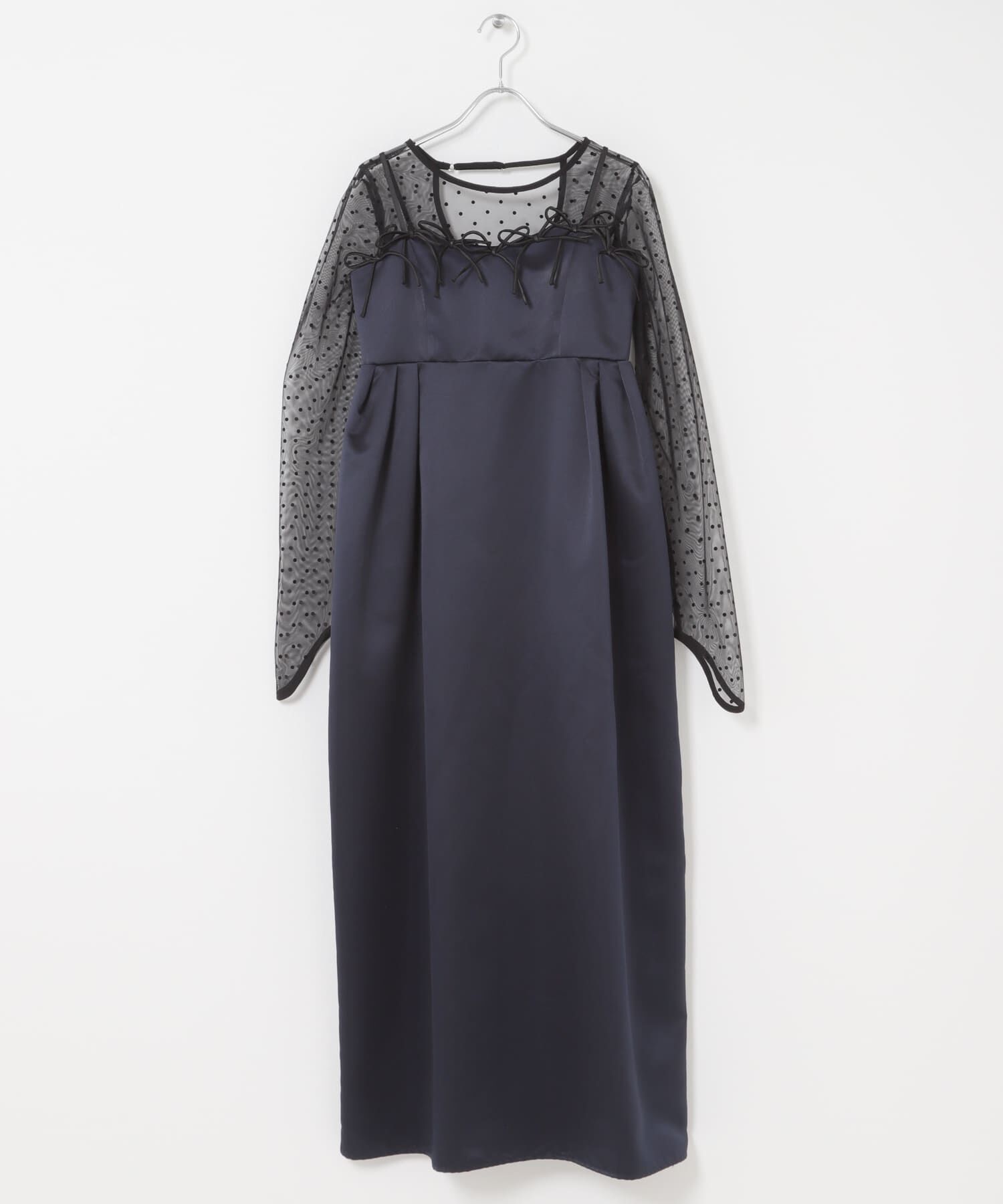 URBAN RESEARCH ROSSO「ANDRESD　RIBBONS DRESS&times;SHEER TOPS」|ワンピース|