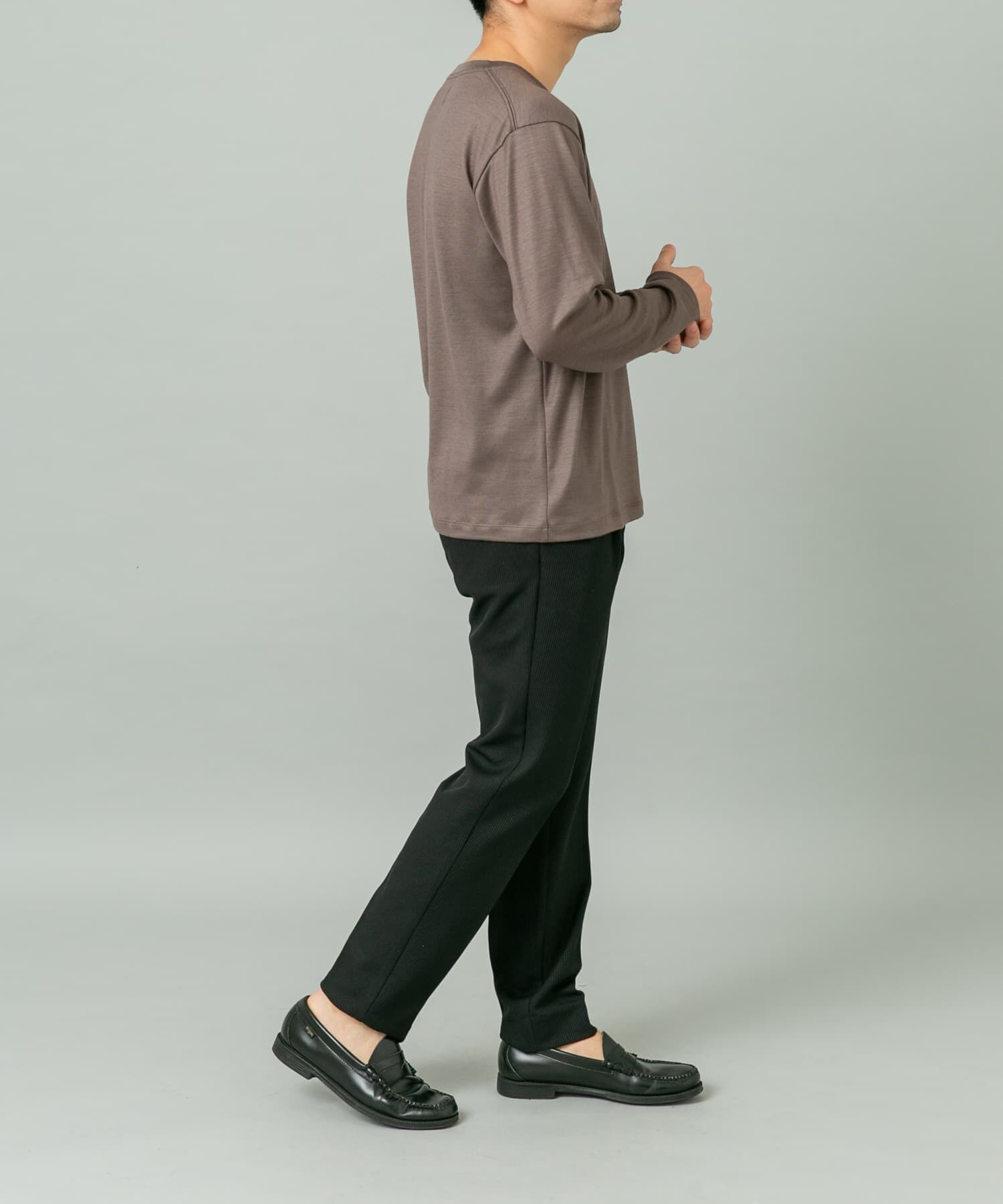 URBAN RESEARCH ROSSO「『XLサイズあり』ハイクオリティウールロンT」|Tシャツ・カットソー|