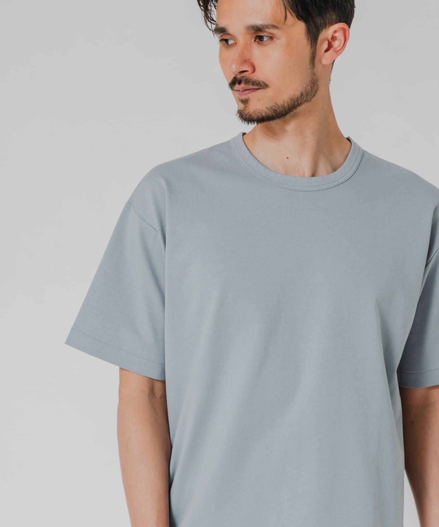 URBAN RESEARCH「防シワ接触冷感スムージーTシャツ」|Tシャツ・カットソー|ライトグレー
