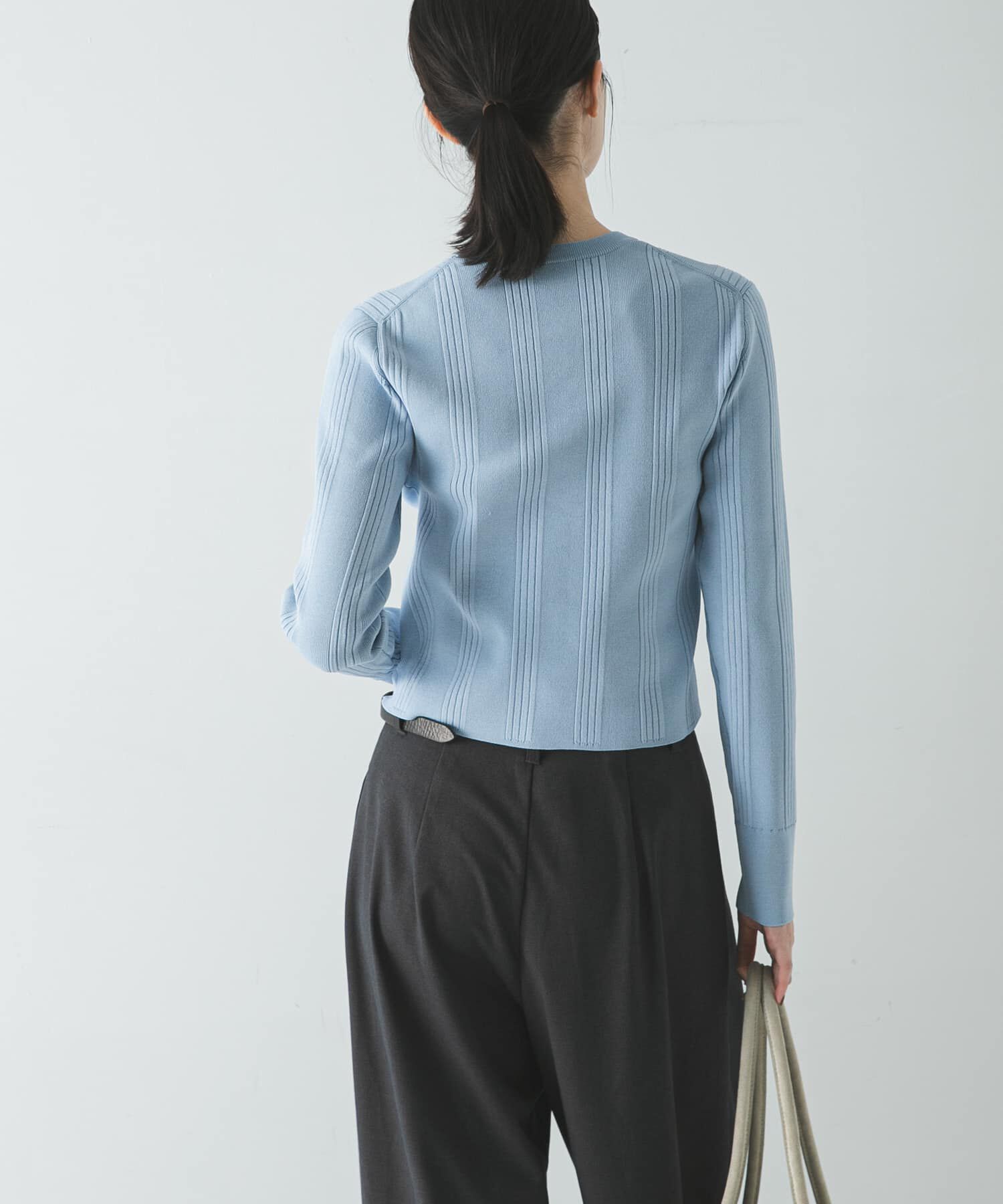 URBAN RESEARCH「ランダムリブニットカーディガン」|カーディガン|