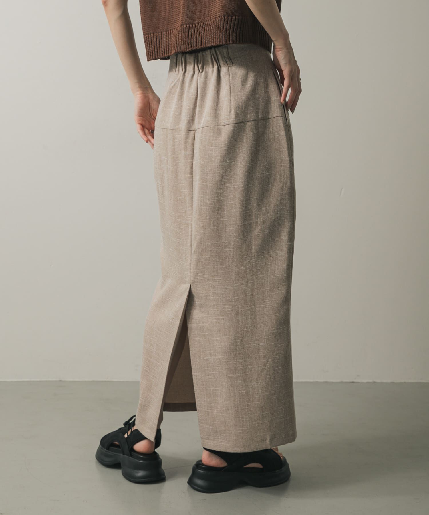 SENSE OF PLACE by URBAN RESEARCH「ツイードジップアイラインスカート」|スカート|