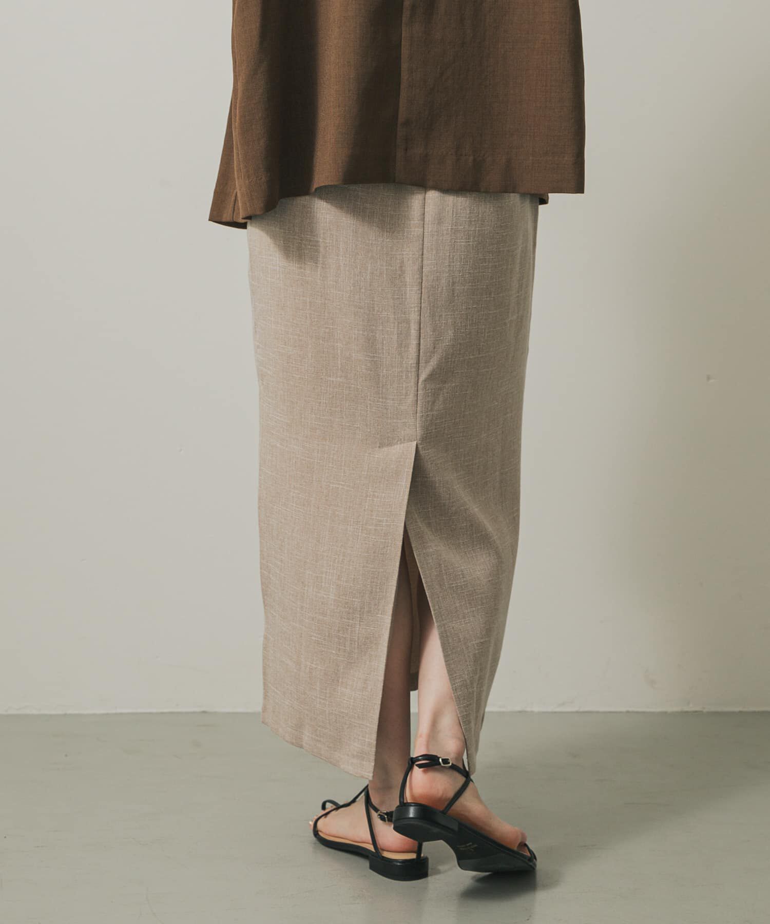 SENSE OF PLACE by URBAN RESEARCH「ツイードジップアイラインスカート」|スカート|