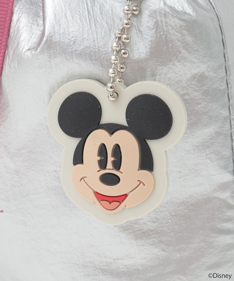 earth music&ecology「Disney/ミッキーチャーム付きリボン巾着」|ポーチ|