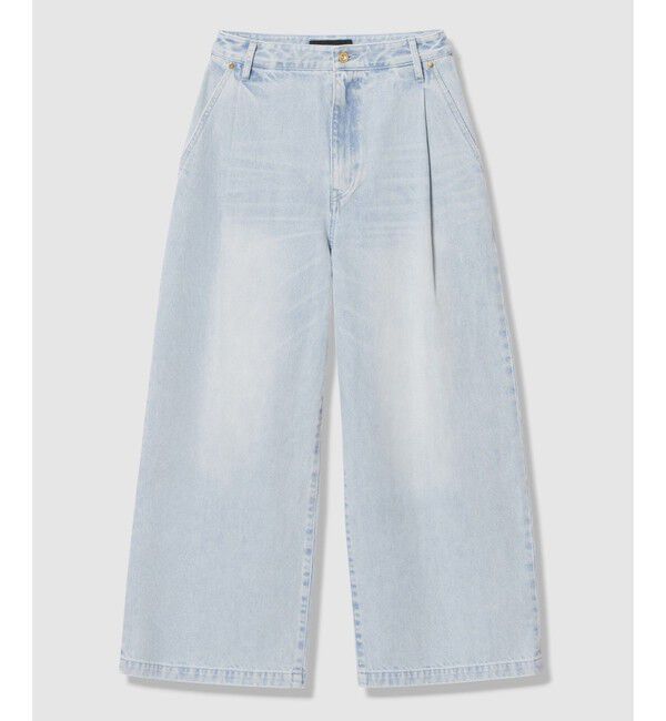 allureville「ブリーチデニムワイドレッグパンツ」|その他|