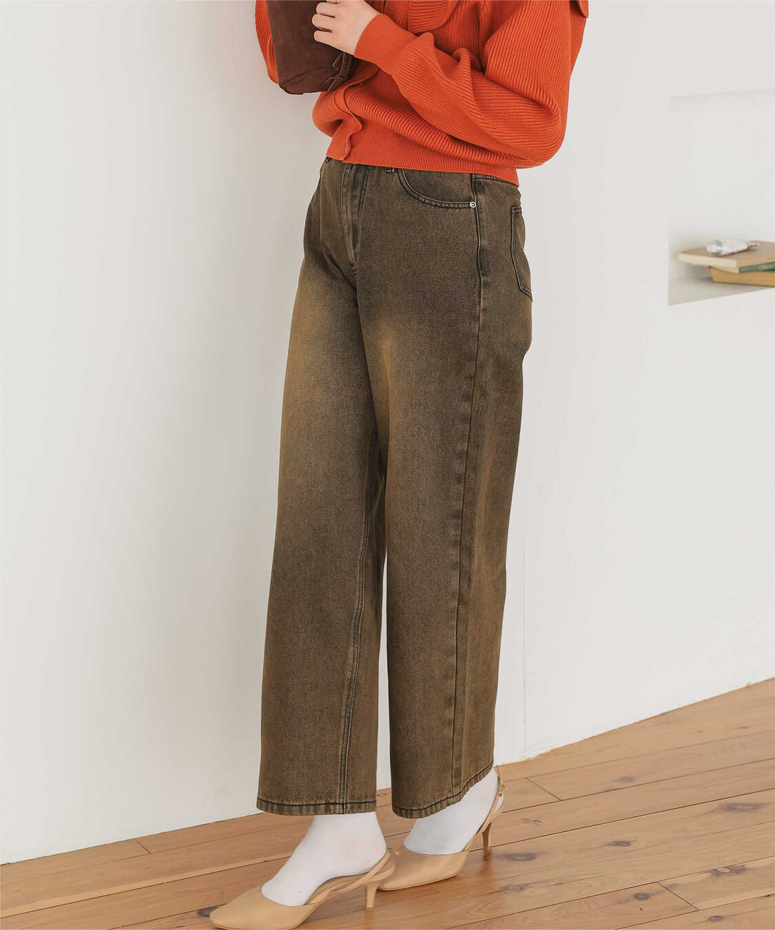 titivate「ワイドデニムパンツ」|デニム|