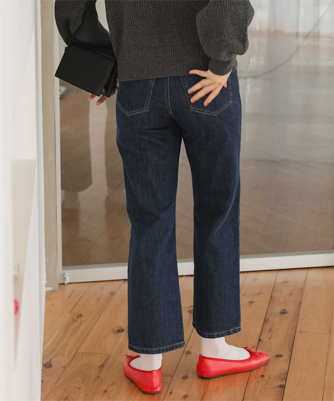 titivate「ワイドデニムパンツ」|デニム|