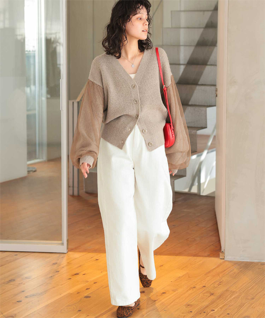 titivate「ワイドデニムパンツ」|デニム|