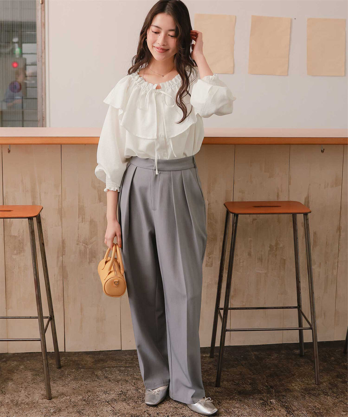 titivate「ふんわりシルエットマルチウェイブラウス」|シャツ・ブラウス|