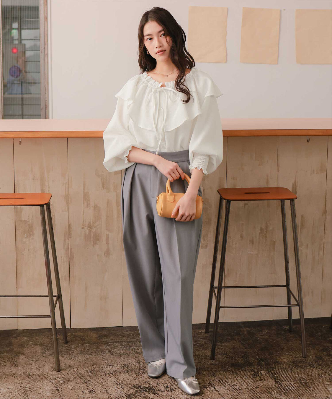 titivate「ふんわりシルエットマルチウェイブラウス」|シャツ・ブラウス|