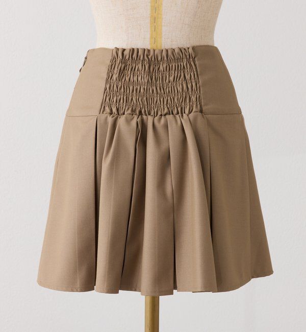  「サイドベルトプリーツスカート」|スカート|