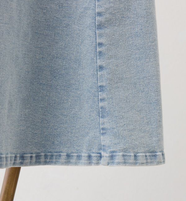  「【Denim Collection】ボレロセットサイドカットロングワンピ」|ワンピース|