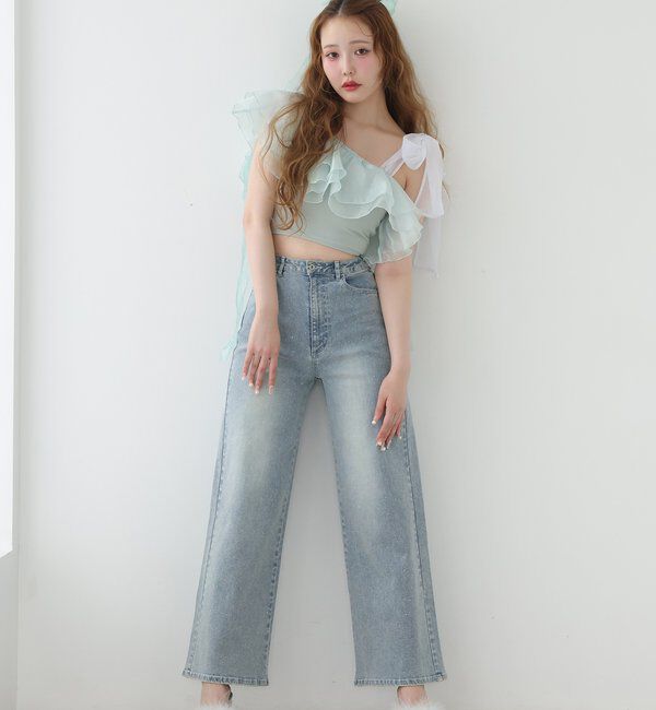  「swimwear/肩リボンワンショル(3点セット)」|その他|