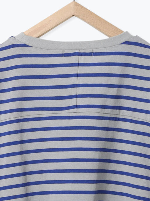 Samansa Mos2 blue「【USAコットン】アソートフレンチスリーブTシャツ」|Tシャツ・カットソー|