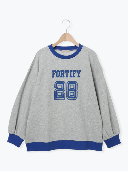 Samansa Mos2「リンガーロゴスウェット」|Tシャツ・カットソー|