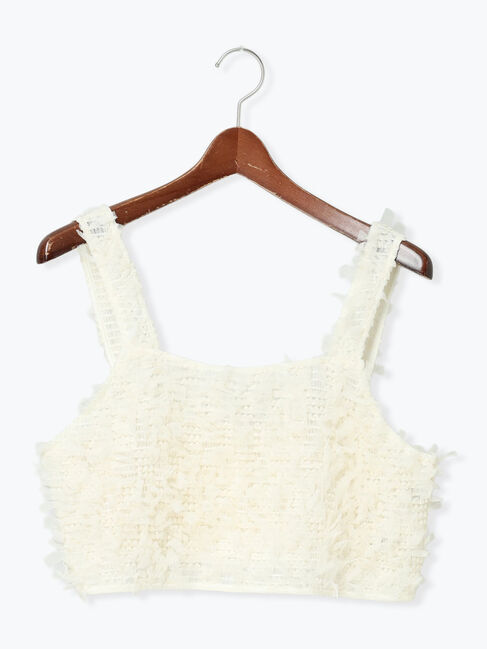 Samansa Mos2「ファンシーヤーンビスチェ」|ダウンベスト・ベスト|