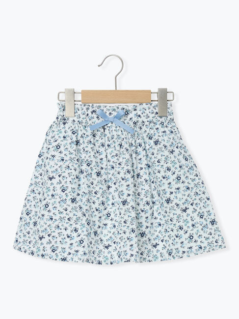 Samansa Mos2 Lagom「花柄スカパン」|スカート|オフホワイト