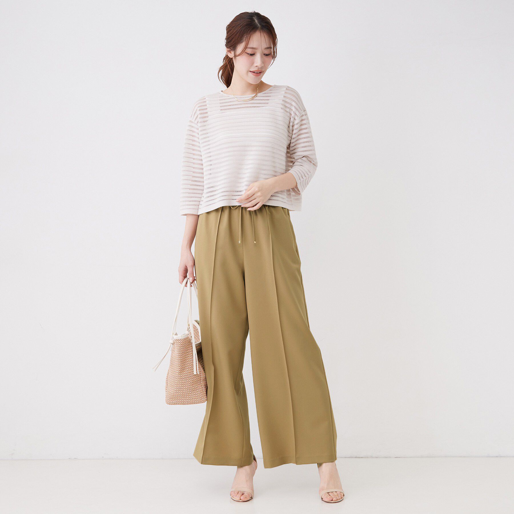 COUP DE CHANCE「【手洗い可】きれいめイージーパンツ」|その他|