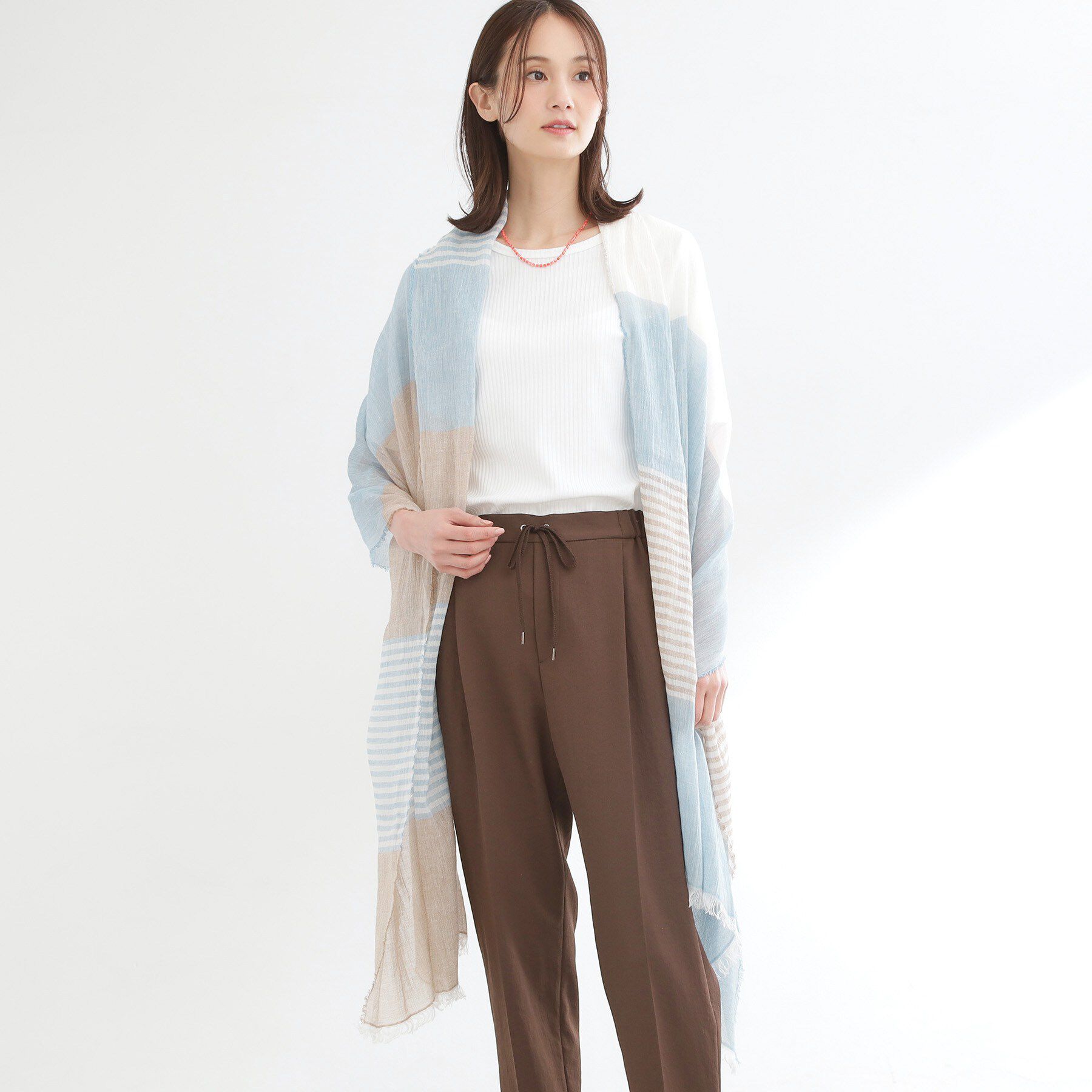 Reflect「【冷房対策に◎】柄デザインストール」|ストール|