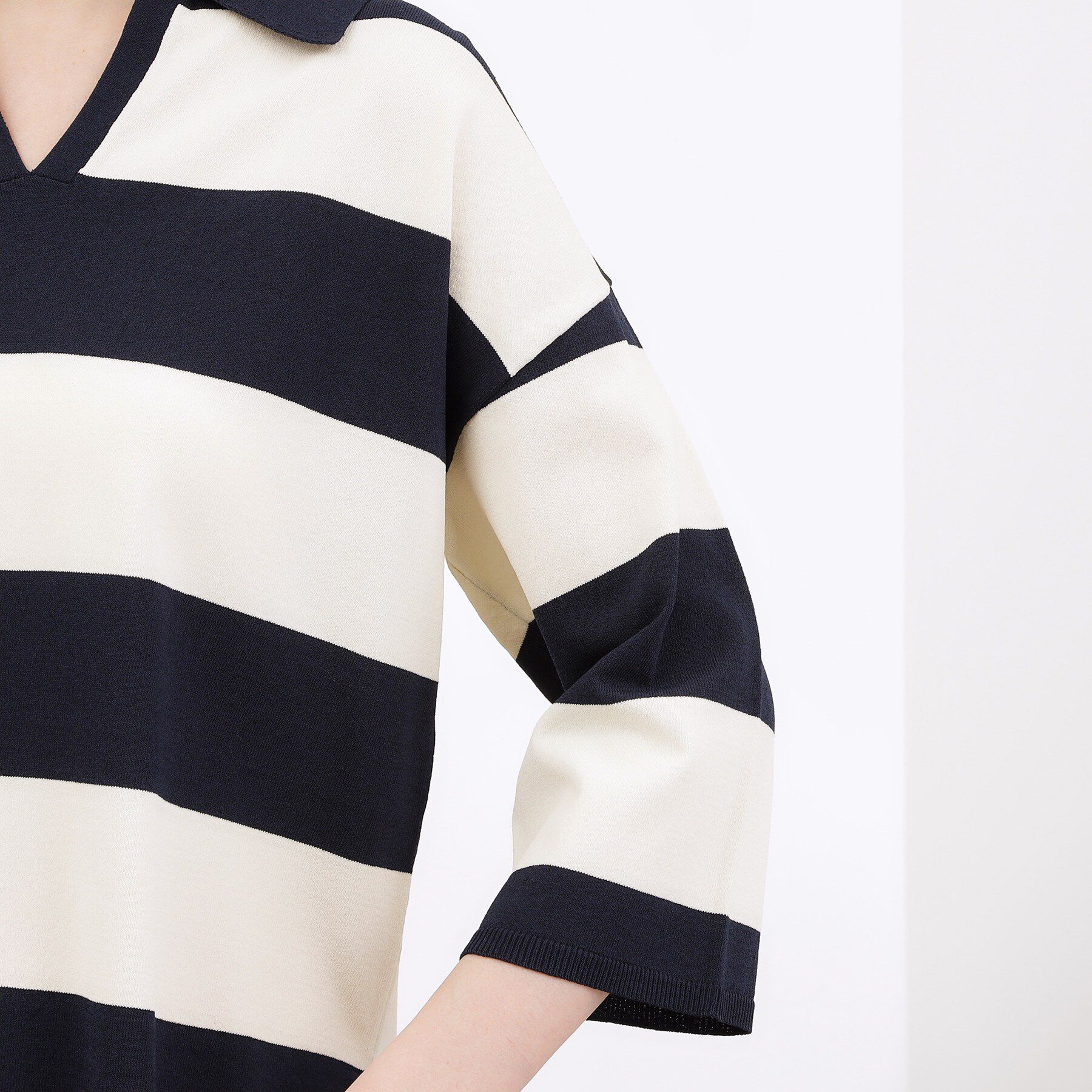 grove「【貴島明日香さん着用】ラガークロップドプルオーバー」|ニット・セーター|