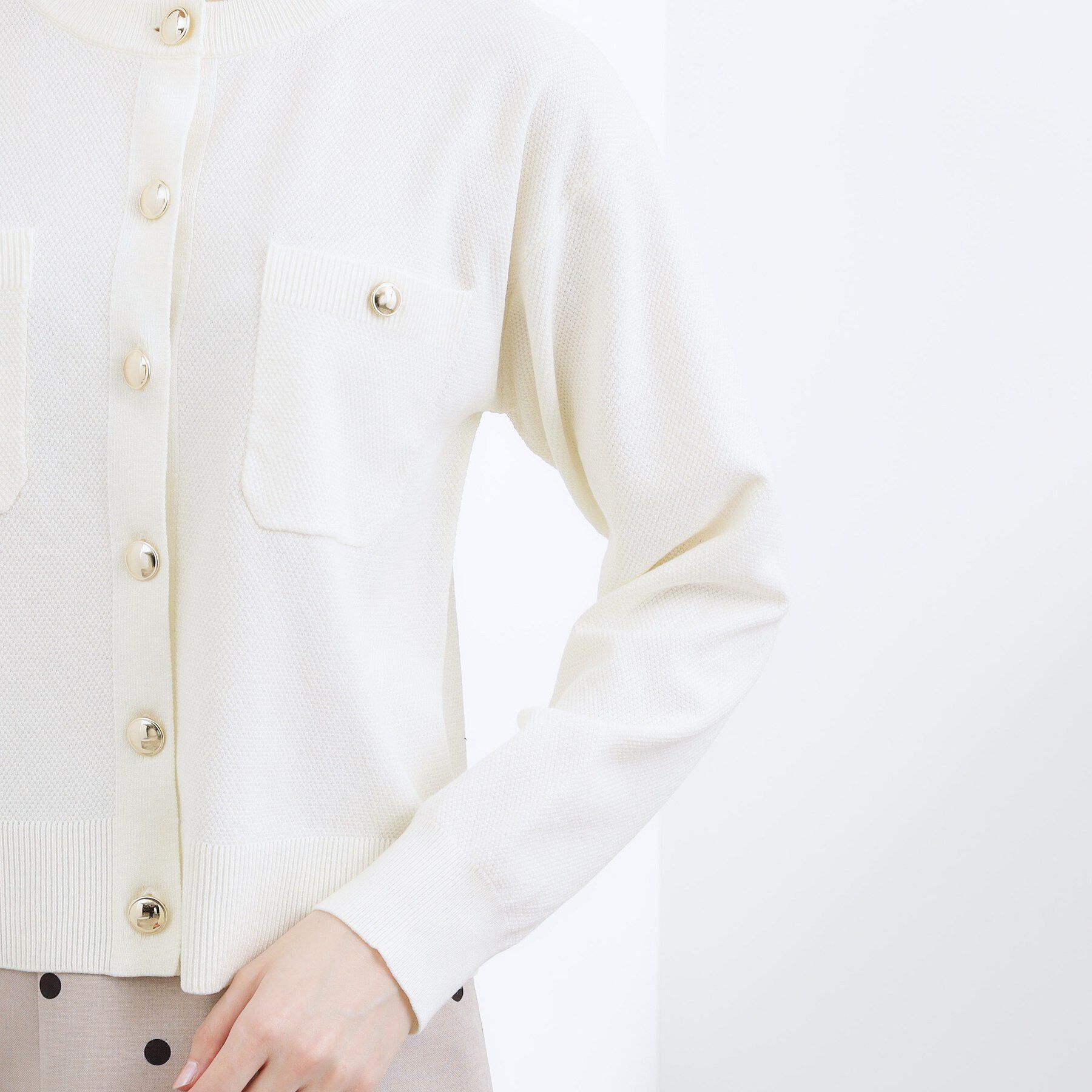 grove「【貴島明日香さん着用】フロントポケットカーディガン」|カーディガン|