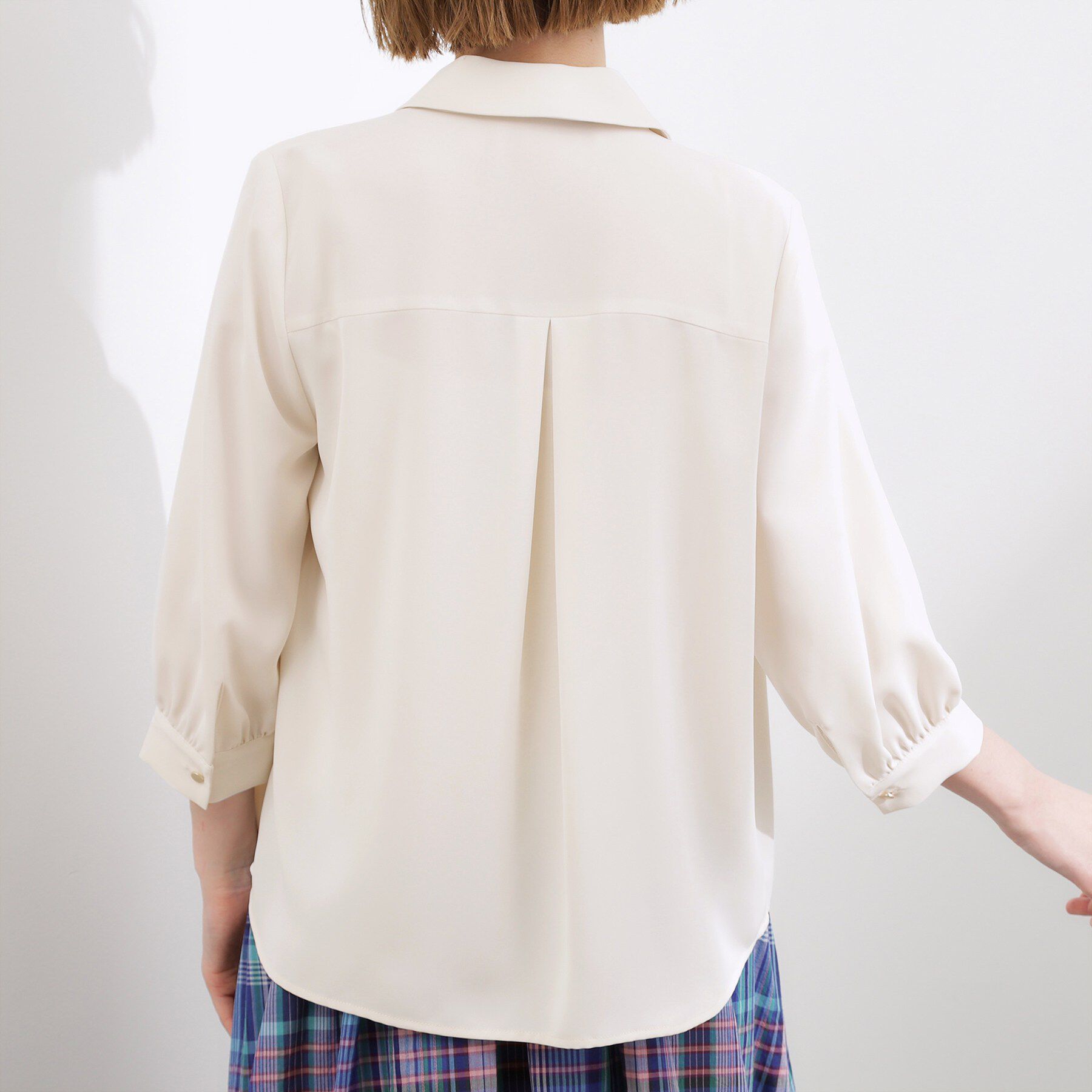 grove「【貴島明日香さん着用・洗える】チャーム付きマルチWAYボウタイブラウス」|シャツ・ブラウス|