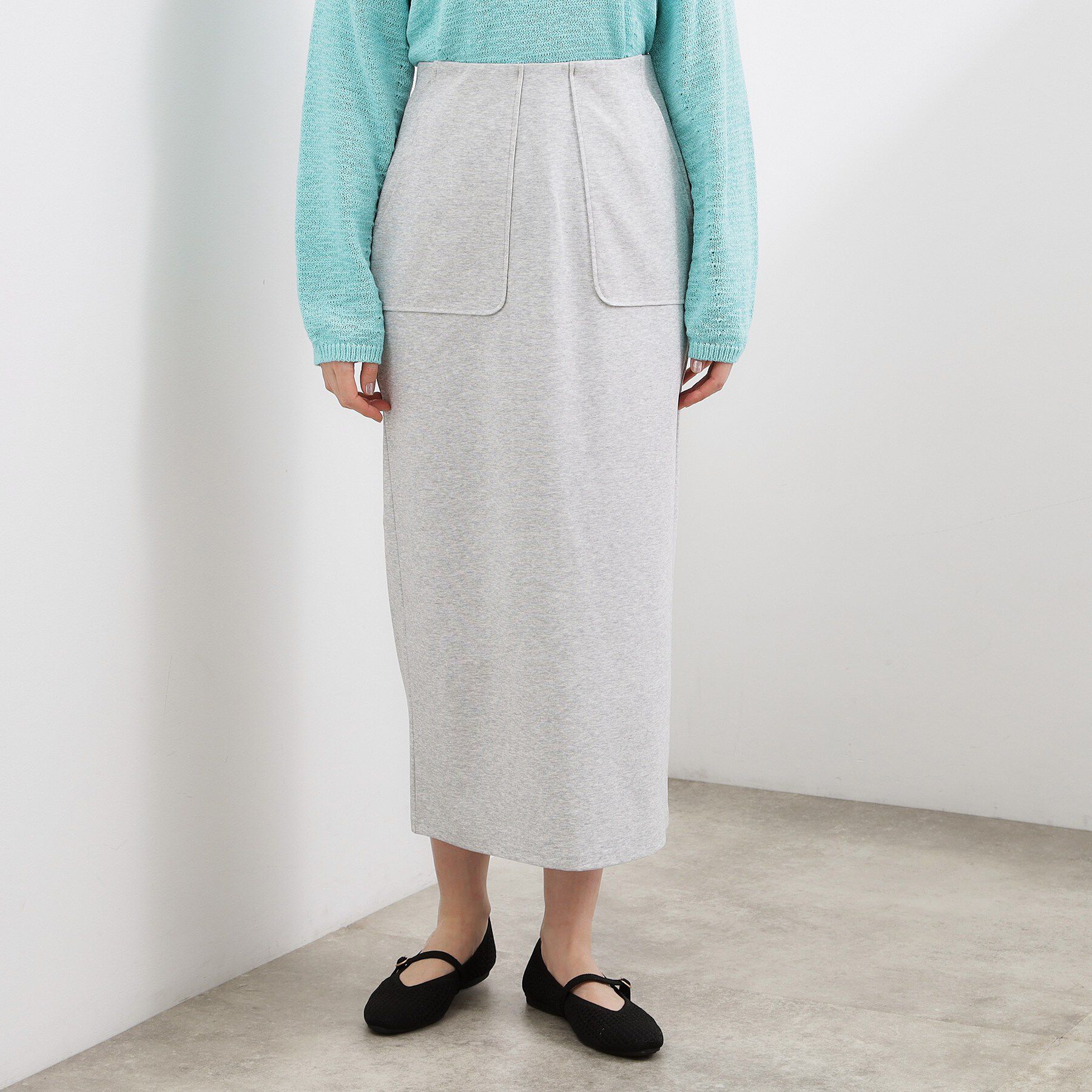 grove「【時短コーデ】シルキーポンチレイヤード風セットアップ」|スーツ|