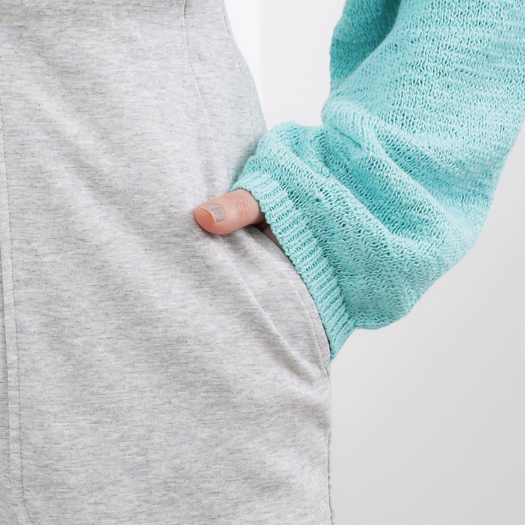 grove「【時短コーデ】シルキーポンチレイヤード風セットアップ」|スーツ|