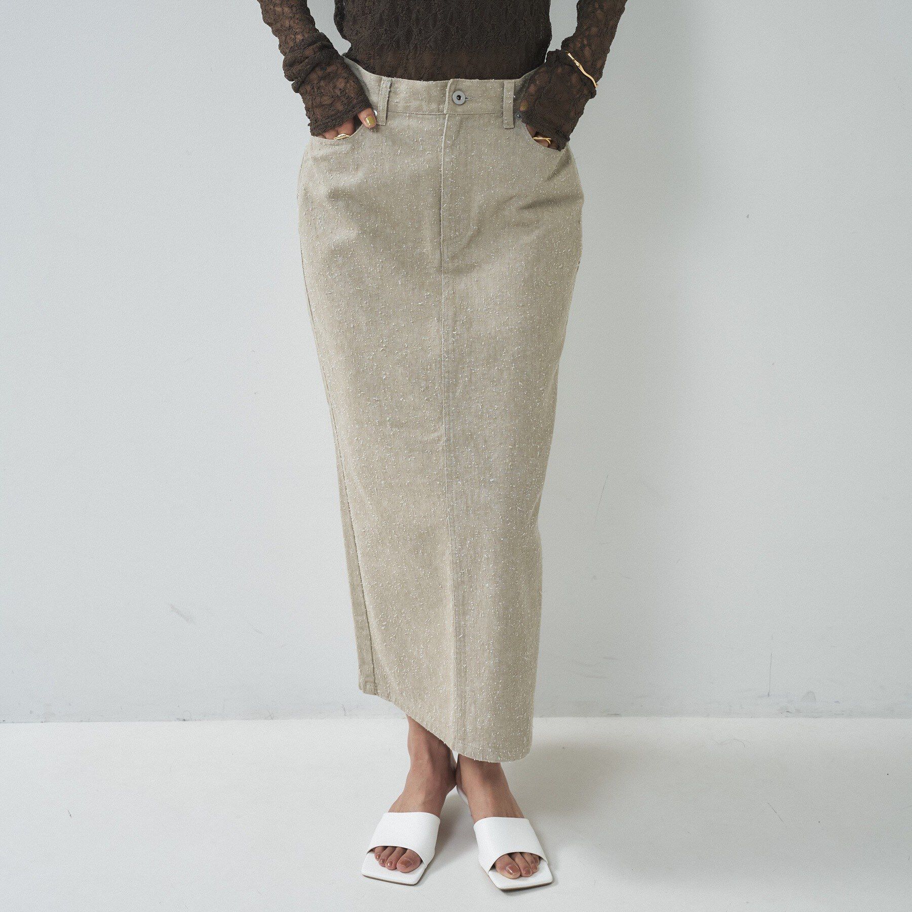 GALLEST「グレイニーコットンタイトスカート」|スカート|