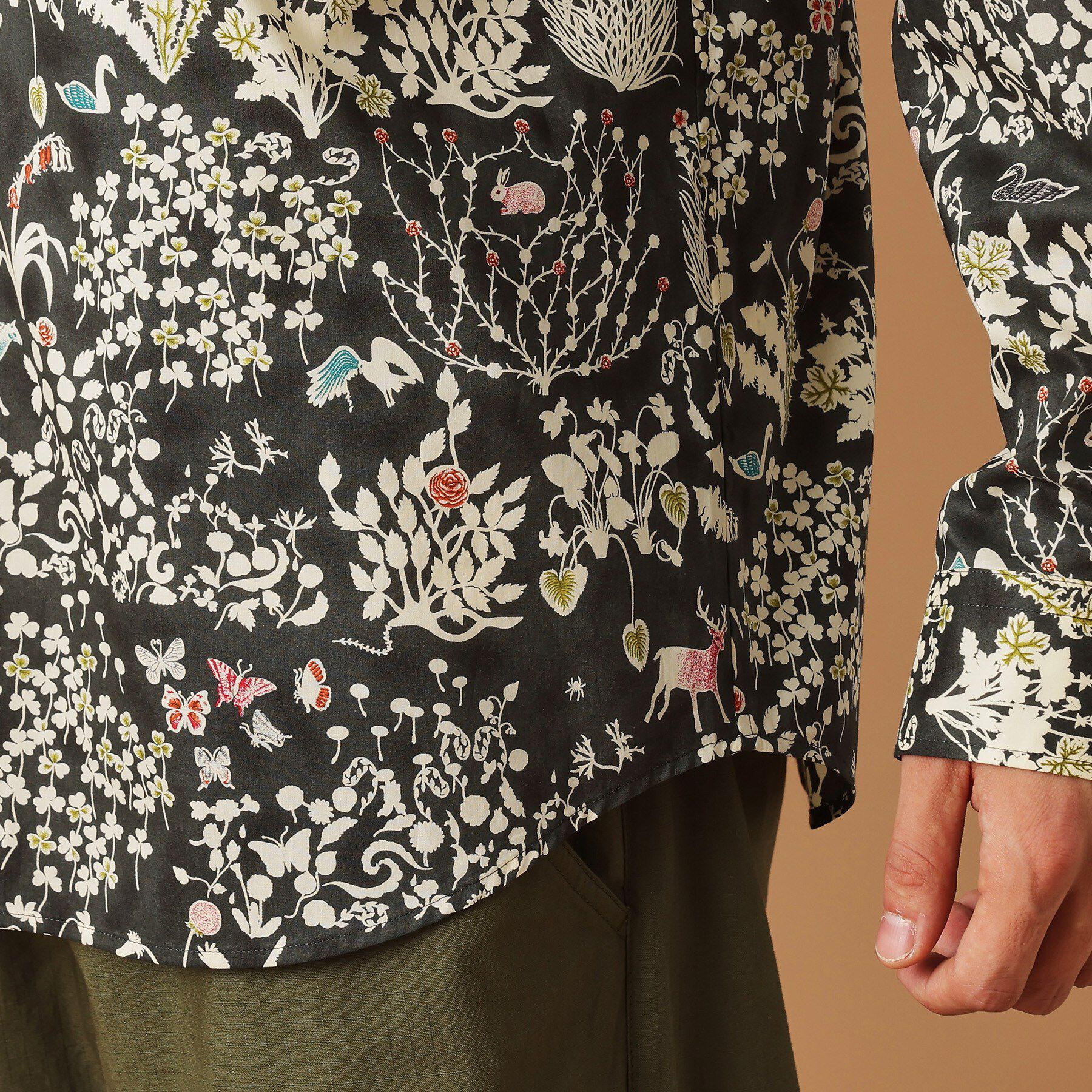 40CARATS&525「【Sサイズ～】フラワープリントシャツ」|シャツ・ブラウス|