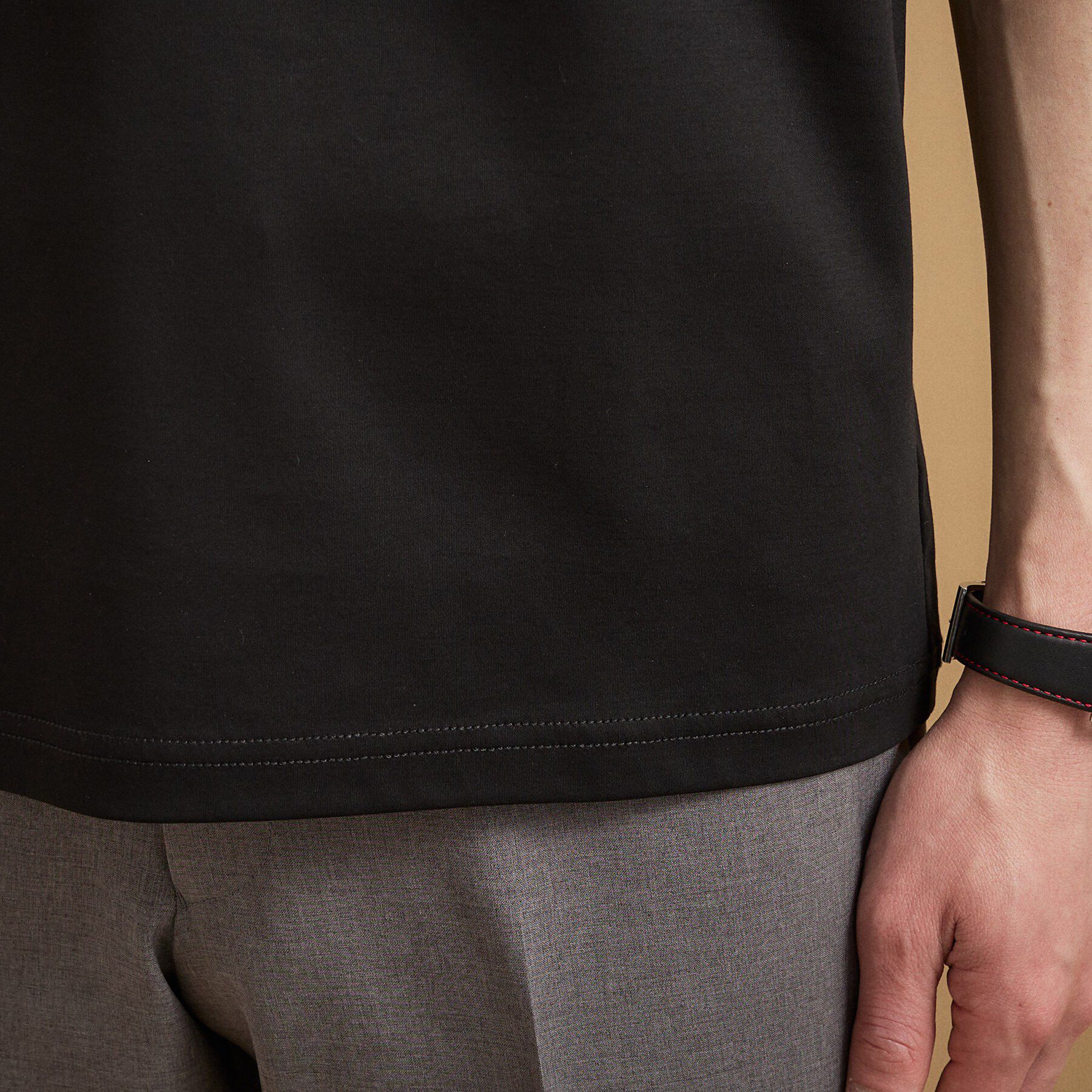 TAKEO KIKUCHI「アイスクリアコットン モックネック プルオーバー」|Tシャツ・カットソー|