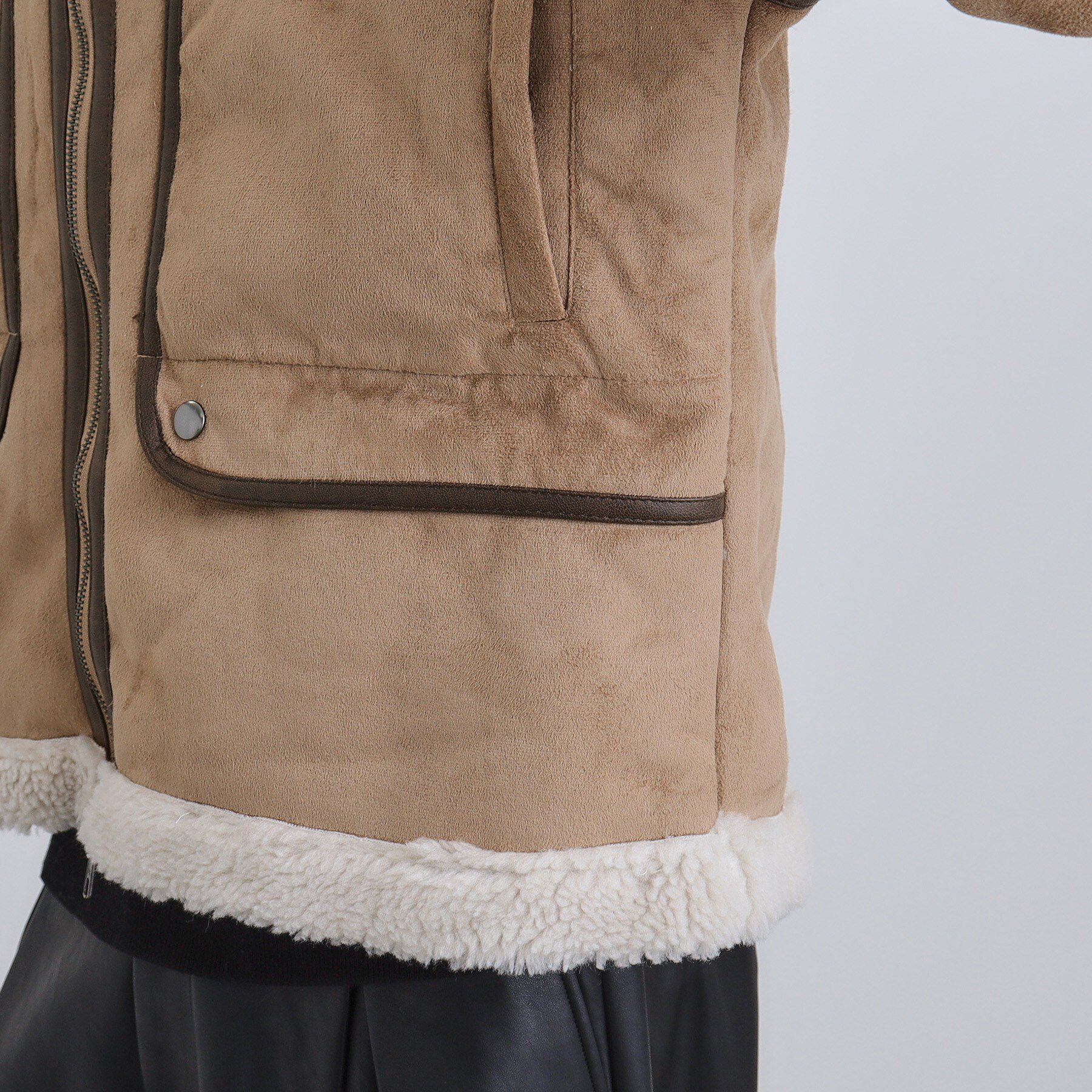 tk.TAKEO KIKUCHI「フェイクムートンブルゾン」|ブルゾン・スタジャン|