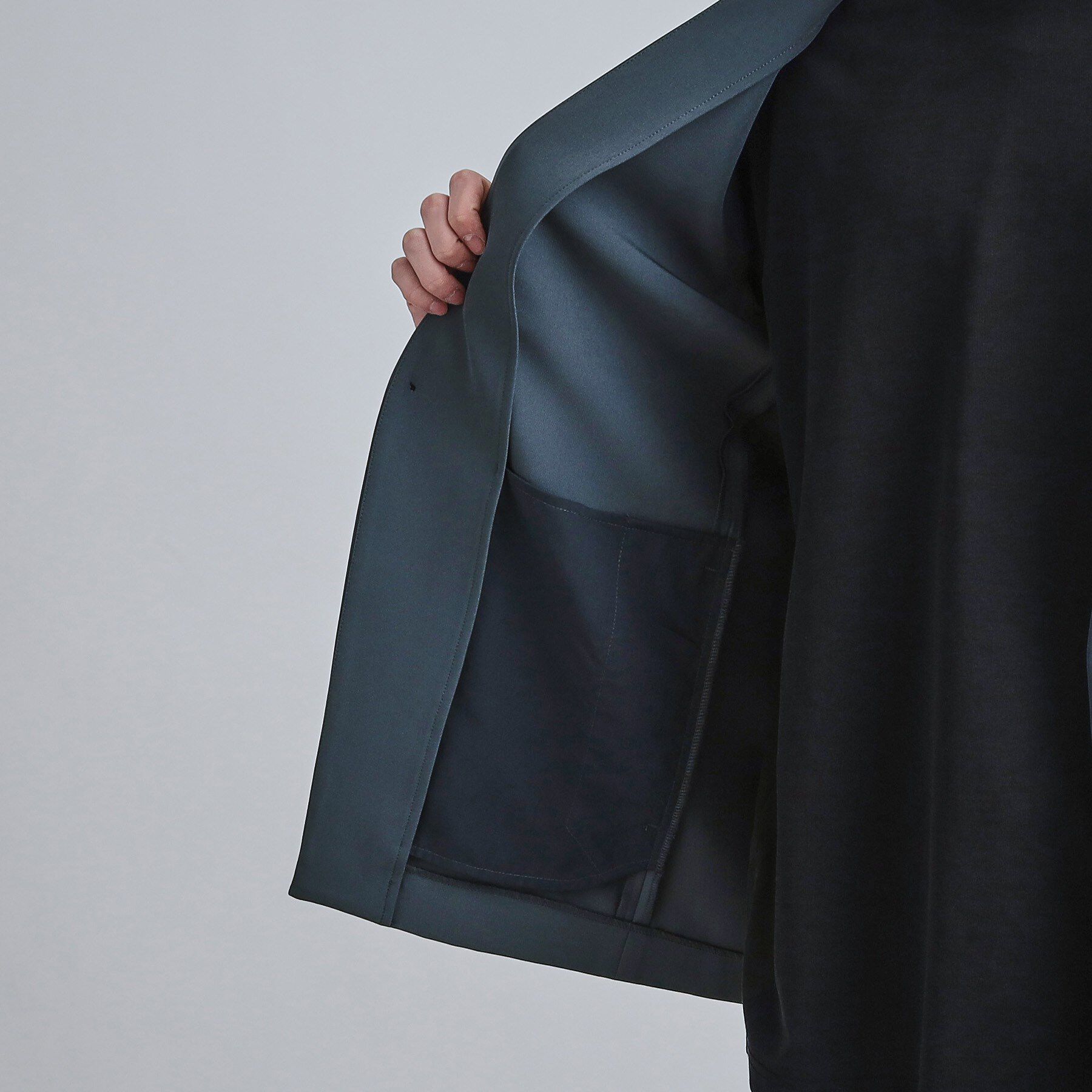 tk.TAKEO KIKUCHI「【セットアップ対応】360度ストレッチノーカラージャケット」|ノーカラージャケット|