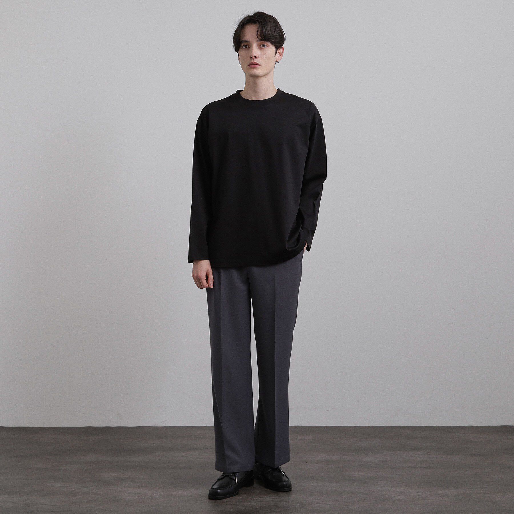 tk.TAKEO KIKUCHI「スムースシルケット L／Sカットソー」|Tシャツ・カットソー|