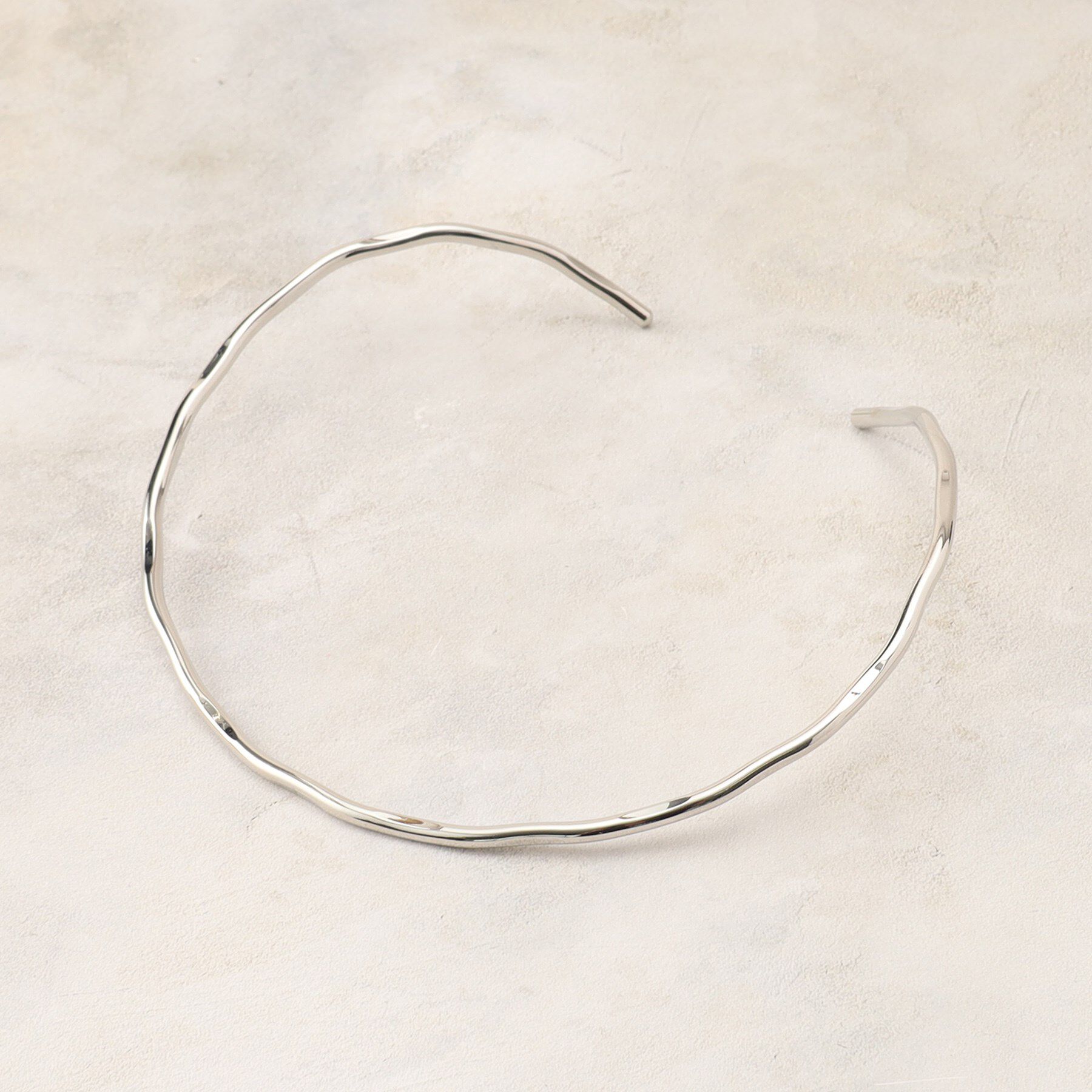 OPAQUE.CLIP「メタルチョーカー」|ネックレス|シルバー(006)