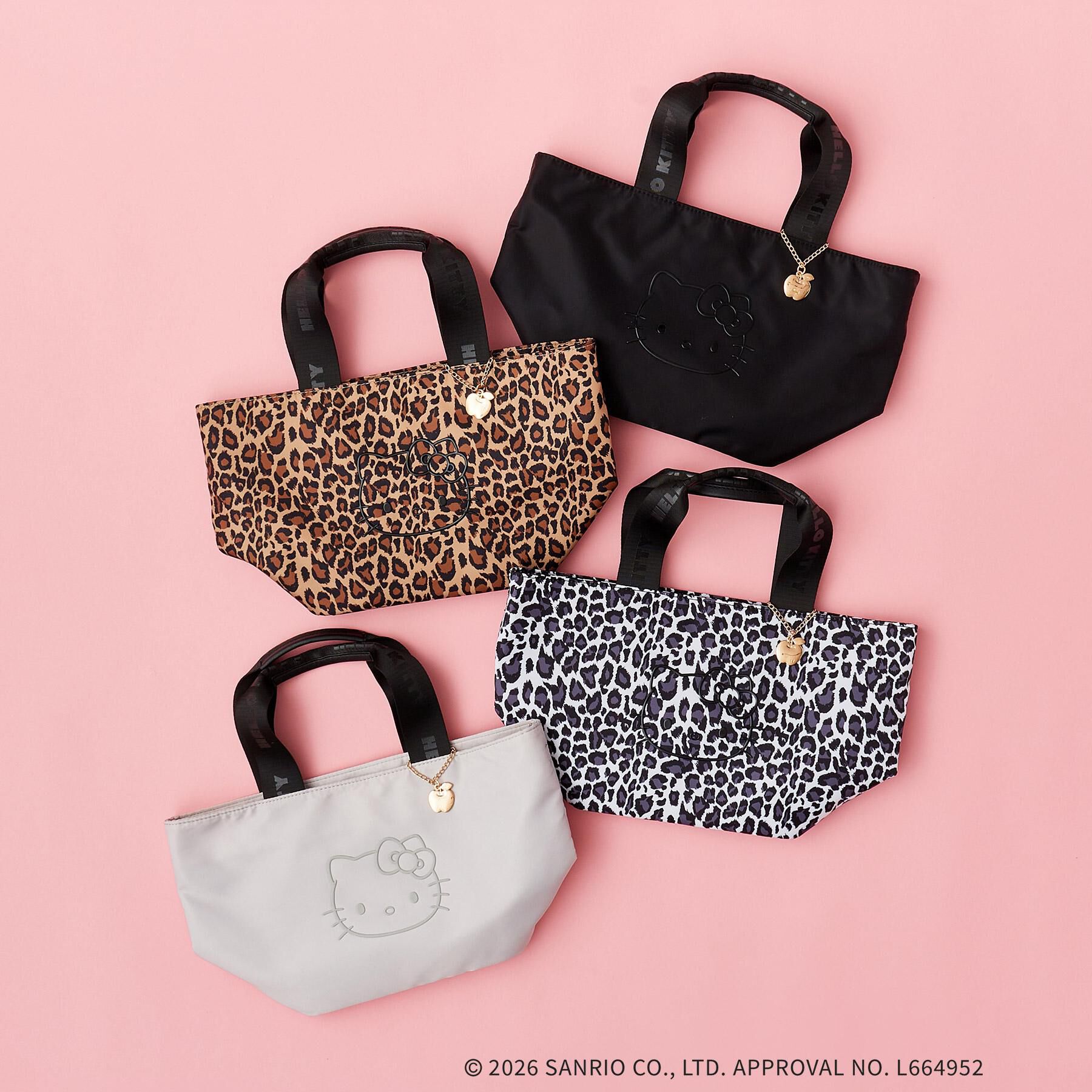 OPAQUE.CLIP「◆【ハローキティ】2WAY立体フェイスプリントミドルバッグ」|ハンドバッグ|