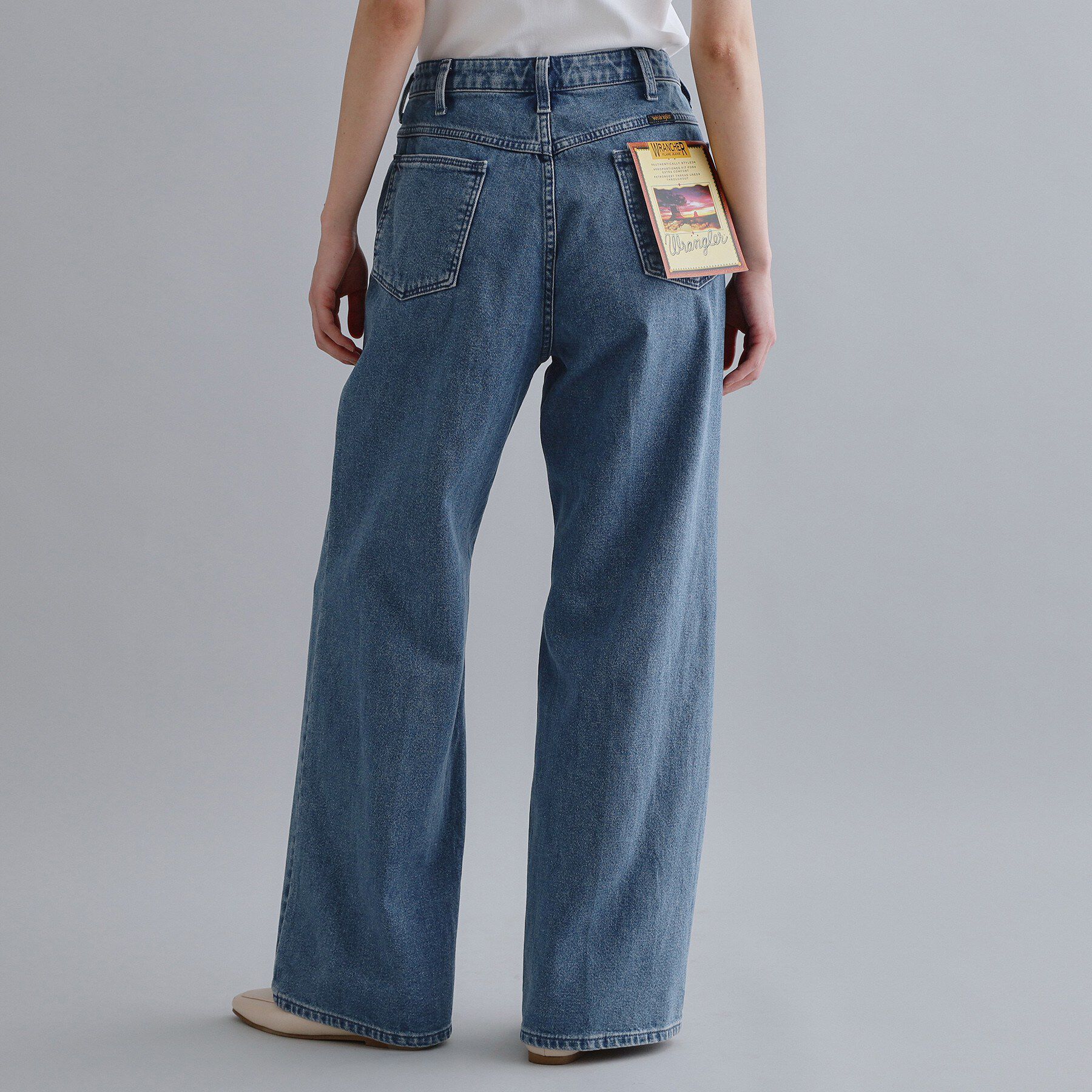 OPAQUE.CLIP「【Wrangler／ラングラー】ランチャーワイドデニムパンツ」|デニム|