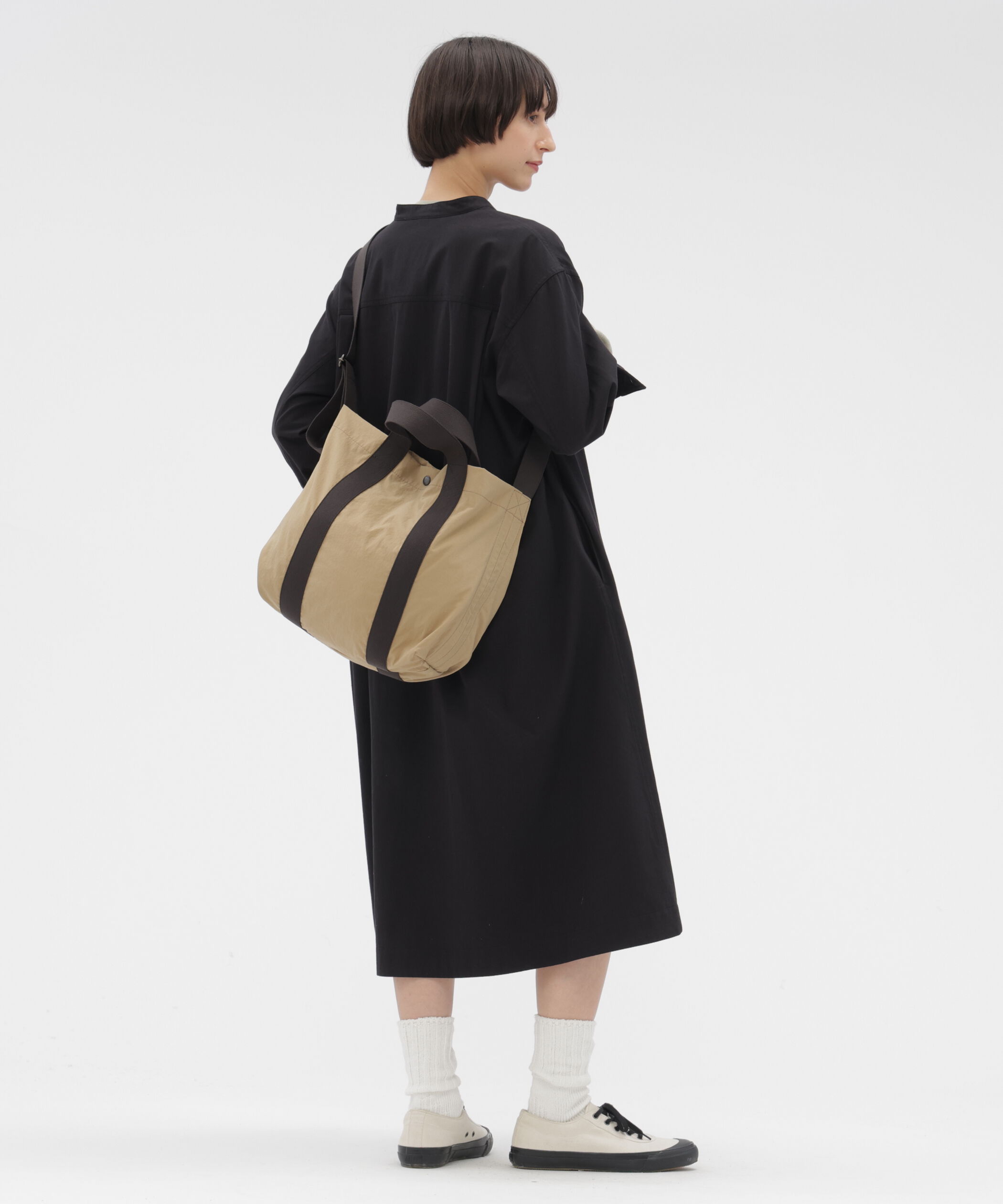 MHL.「BRUSHED SOFT COTTON TWILL DRESS」|ワンピース|