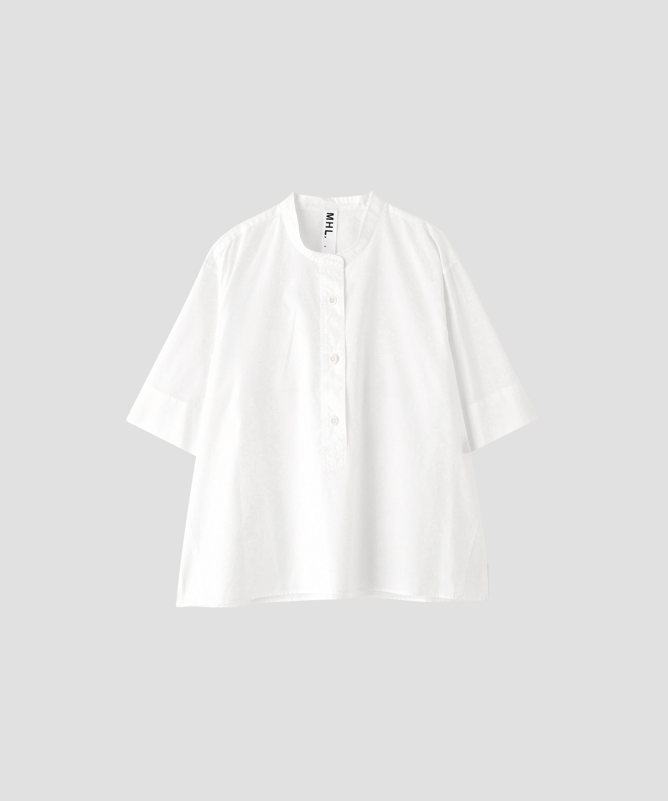 MHL.「COTTON RAMIE POPLIN SHIRT」|シャツ・ブラウス|